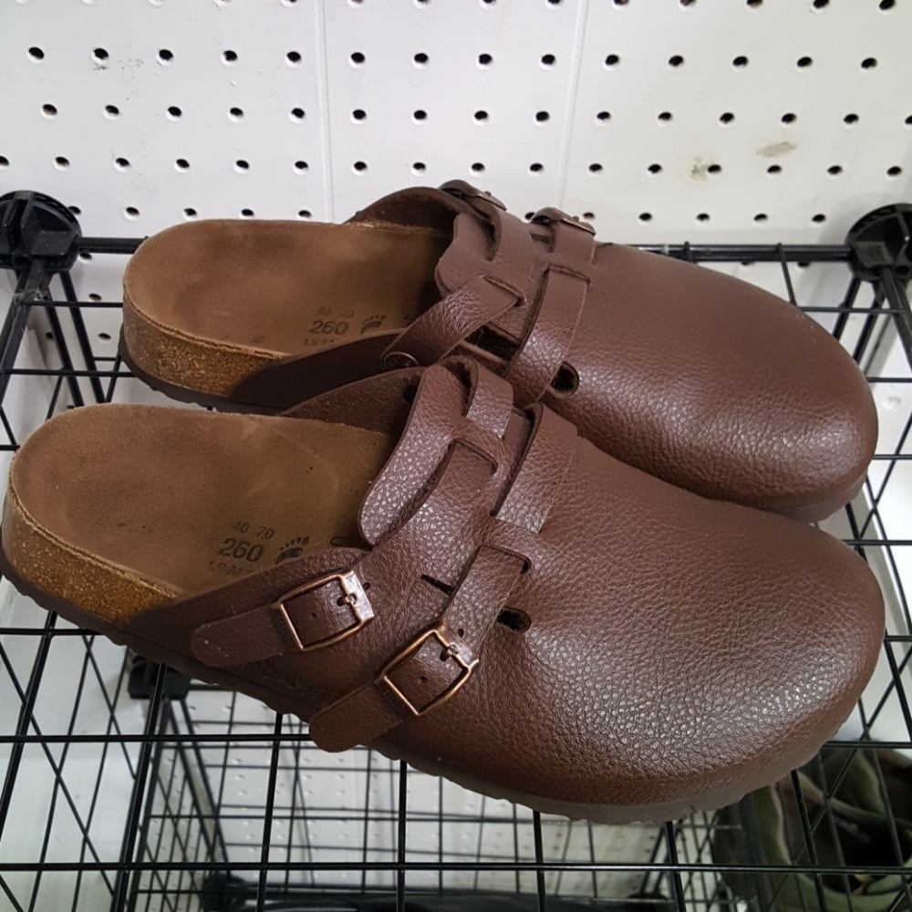 Birkenstock Birkis Brown Mule Sandals 260 L9 M7